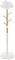 Well Home - Perchero Infantil de Madera con Decoración de Nube - 5 Ganchos Blanco - Ø32 x H.135,5 cm