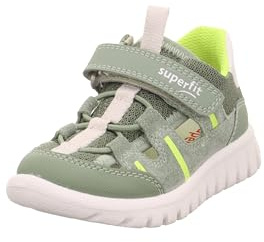 Superfit Jungen Sport7 Mini Sneaker, Hellgrün Gelb 7500, 29 EU