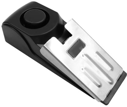 Door Stop Alarm & Portable Door Lock, Non-Slip Wedge Door Stopper Alarm with 120dB Alert, Adjustable Dual Protection Security Door Kit for Home Hotel Travel Security