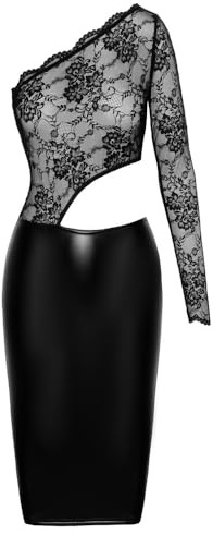 Noir Damen Kleid Orgia, Schwarz, M