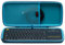 XANAD Hard Case for Logitech K400 Plus/Logitech POP Keys/Logitech MX Mechanical Mini Wireless Touch Keyboard(Blue)-Inside: 14.4x5.5x1.1