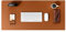 Large Desk Mat 80x40cm, Office Desk Pad, Computer & Laptop Mat, Desk Protector for Home & Office, Writing Pad, Blotter Pad, Waterproof PU Leather Desk Cover, Non-Slip Desktop Mat (Brown, 80x40cm)