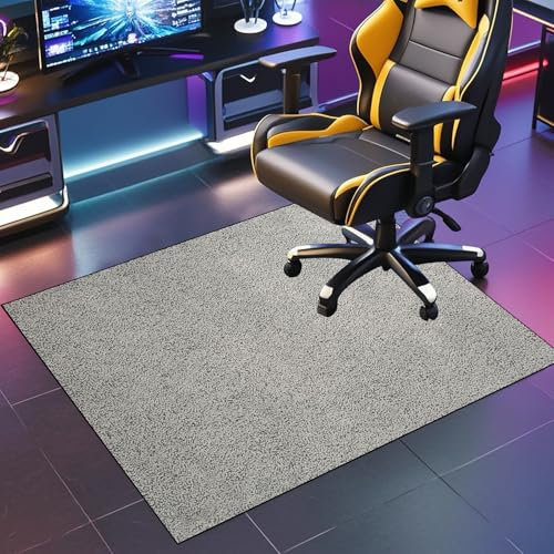 Unterlage Schreibtischstuhl 120 x 140 cm Stuhlunterlage Bodenschutzmatte Bürostuhl Teppich Unterlage Bodenschutzmatte für Hartböden Fußbodenschutz Bürostuhl Schutzmatte für Parkett Laminat Bodenmatte