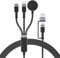 BLITEZZ 3 en 2 Multicargador para Cable Cargador Apple Watch Carga iPhone,2M Estacion De Carga Apple con Cable Lighting/Cable USB C/Cargador iWatch para iWatch Ultra/Se/10/9/8/1,iPhone 16/15/13/12/X