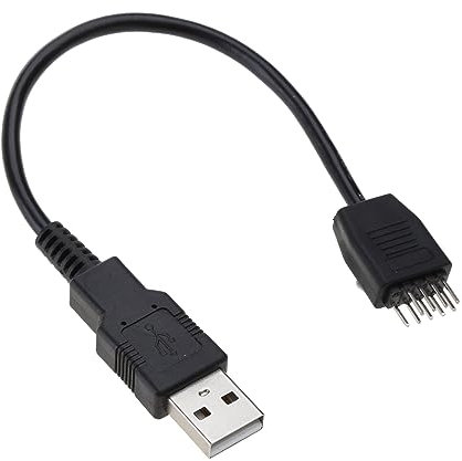 MHADBKH Câble adaptateur USB vers USB type A mâle 9 broches vers type A mâle pour carte mère