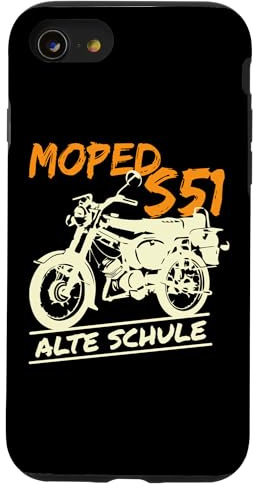 Alte Schule Simson S51 Fanartikel Moped Hülle für iPhone SE (2020) / 7 / 8
