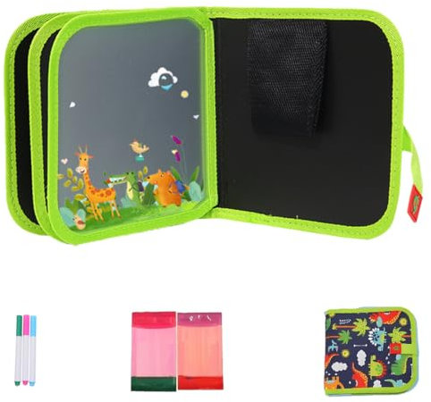 Juegos de Pintura para Niños, Tabla de Dibujo Port¨¢til para Ni?os£¬Pizarra de Escritura, Reutilizabletabla Doodle infantil, Doodle Juego Infantil, para Educación Preescolar Bebés Niña 2-10 Años