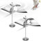 Kit de 2 moulinets réfléchissants Anti-Oiseaux,2 Paquets de Bricolage d'oiseau DIY réflecteur de Dissuasion Rotation Moulin à Vent Anti-Oiseau Jardin