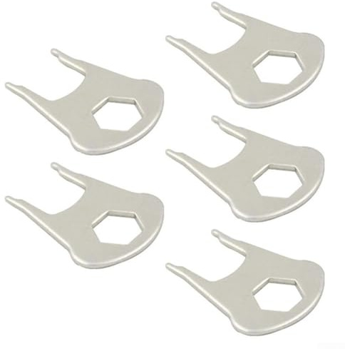 Oniissy Lot de 5 clés à bouton pression marine – Pour l'installation de boutons de toile et de bâche – Outil de pression pour bâche de bateau – Kit de fixation de bâche de toile