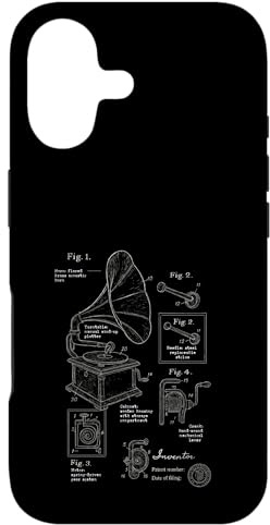 Hülle für iPhone 17 Grammophone Patentmusiklehrer