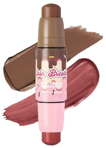 UCANBE 2-in-1 Blush & Bronzer Stick Creme Rouge | Multi-Use Makeup Stick für Wangen. Hochpigmentiert, leicht zu verblenden, vegan & reisefreundlich (05 Beere)