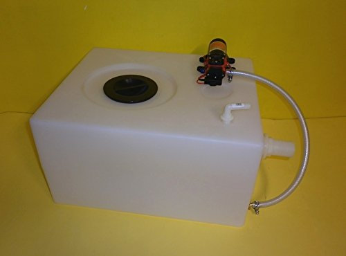 Fonti Snc Kit Pompa Acqua Barca Camper, Nero, Bianco, Industriale, 48x40x26 cm