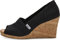 TOMS Classic Wedge, Sandalo con zeppa Donna, Nero (Nero), 39 EU