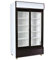 MBH - Nevera expositora doble puerta de cristal para hostelería. Armario frigorífico expositor refrigerado dos puertas para bar y restaurante.