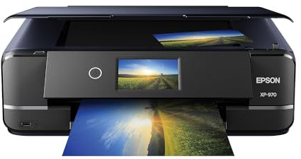 Epson Expression Photo XP-970 Wireless Color Photo Printer with Scanner and Copier, Black