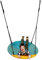 Hörby Bruk 4153 Nestschaukel (stabil, wasserresistent, Zwei & mehr Kinder, Schaukelgestelle 2-2,5m max. 150kg, Ø 98cm), türkis