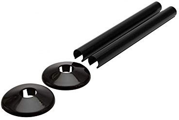 Talon Snappit for Towel Rail Radiators Pipe Covers and Collars (Black 500mm)