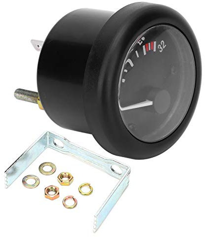 Fdit Voltmeter, 52 mm Durchmesser, DC24V, DC16-32V, Kunststoff, zur Überwachung des Ladevorgangs von Autobatterien