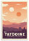 KKMM Tatooine Star Wars Minimalistisches Anime-Retro-Reise-Poster, dekorative Malerei, Leinwand, Wandkunst, Wohnzimmer, Poster, Schlafzimmer, Gemälde, 30 x 45 cm