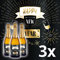 3x Set Flaschenetikett HAPPY NEW YEAR Flaschen-Aufkleber für Sylvester, Flaschen Etiketten für Neujahres-Feiern, Sylvester Partys, Neujahres-Geschenk Mitbringsel