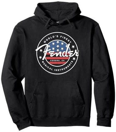 Fender American Flag Circle Stamp Logo Sweat à Capuche