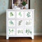 Kitchen Tile Stickers 20x20cm Green Plants Stick on Tiles for Bathroom Stick on Wall Tiles Backsplash for Kitchen Self-Adhesive Vinyl Home Decoration （10 Pieces）