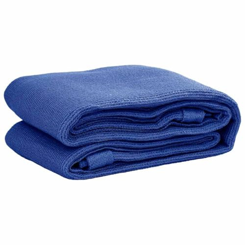 vidaXL Tent Carpet 250x600 cm - Outdoor Camping Patio Mat, HDPE Rug with Eyelets, Blue, Water Permeable, Easy to Clean
