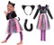 Sincere Party Ragazze Affascinante Abito da gatto con coda, Fascia per capelli 5-6 anni