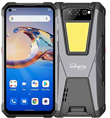 Unihertz Tank - Android 12 Large Batterie 4G Smartphone, Chargement Rapide, Téléphone Robuste, Résistant à l'eau, Appareil Photo 108 MP, NFC, Smartphone Et Téléphone Portable Débloqué
