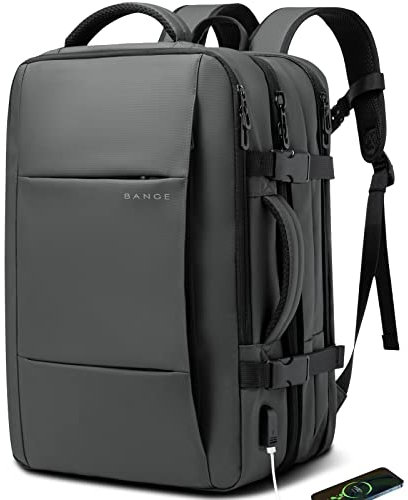 BANGE 35 l Handgepäck-Rucksack, Reiserucksack für Damen und Herren, von Fluggesellschaften zugelassener Rucksack, wasserdichter Business-Laptop-Tagesrucksack
