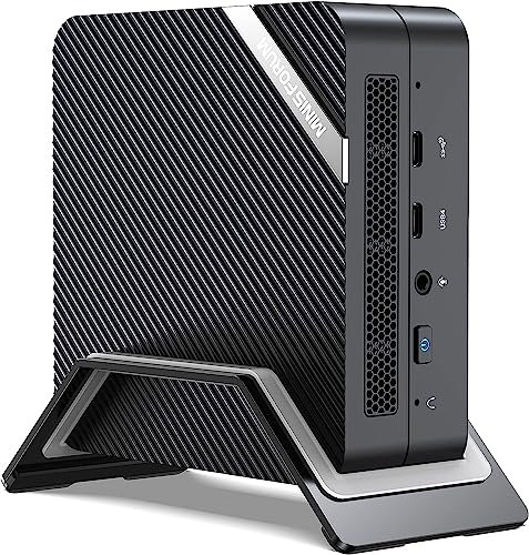 MINIS FORUM UM773 Lite Mini-PC AMD Ryzen 7 7735HS mit 4,75 GHz AMD Radeon-Grafik, 2 x HDMI, 1 x USB4, 1 x USB C, 4 x USB A, WiFi 6, BT5.2, ohne RAM/SSD
