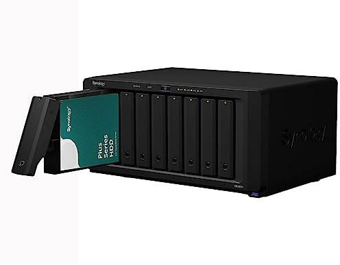 SYNOLOGY DS1821+ 4GB NAS 32TB (8X 4TB) HAT3300, montiert und getestet mit DSM SE installiert