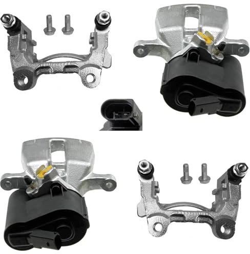 2x Bremssattel Stellmotor 2x Bremssattelhalter Schrauben Hinterachse links rechts