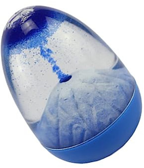TOYANDONA 1Stk Sanduhr-Desktop-Ornament Esstischdekoration Glas flüssige Sanduhr entspannend schwebende sand wohnkultur Desktop- Schreibtisch schmücken Glassand Dekorationen Timer