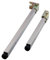 SATRJT Höhenverstellbare Stützfüße 30-150cm, Edelstahl DIY Möbel Tischfüße, Klappbare Teleskop Bar Tischfüße für Auto Umbau, Bar Theken (Dicke : Silver, Size : 30cm=11.8in)