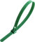 120 lbs Reusable Cable Ties 100 Pack, 200 mm x 7.6 mm Green Releasable Zip Ties, 8 inch Premium Nylon Plastic Tie Wraps, Heavy Duty Self Locking Cable UV Resistant for Tidy Wires, Workshop, Garden
