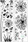 Wandtattoo Pusteblume Blumen Schwarz Schmetterling Wandaufkleber Wohnzimmer Wandtattoo Schlafzimmer Wandsticker Kinderzimmer Fenstertattoo für Schlafzimmer Küche Flur Bad GROß (2 Packung)