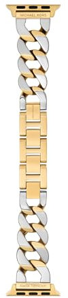 Michael Kors Cinturino da donna bicolore in acciaio inox per Apple Watch® (modello: MKS8072E)
