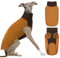 KONVINIT Hundepullover Winter Warmes Fleece Material Ohne Ärmel Ideal für Mittelgroße bis Große Hunde (M-5XL)- auch als Schlafanzug Indoor