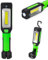 Lampada da Lavoro LED a Batteria, Torcia Potente con Doppia Luce 180-500 Lumen, Magnetica con Gancio