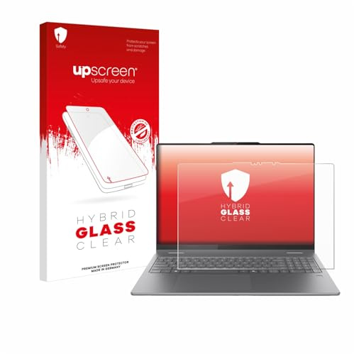 upscreen Protection Écran Verre pour Lenovo Yoga 7 2-in-1 Gen 10 16 | Clair Protection d'écran Made in Germany Glass-Plastique 9H Dureté Film Protecteur Vitre Transparent
