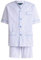 El Búho Nocturno Pigiama Uomo Corto Estivo Cotone Senza Collo Popeline a Righe Pigiama Intero Uomo, 100% Cotone, Rosa 4546, 3XL