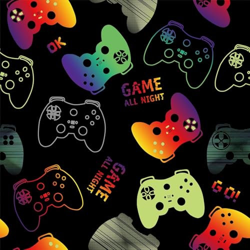ANHUIB Gaming Wallpaper Game Boys Bedroom Graffiti Wallpaper Peel and Stick Gamer Wall Stickers Self Adhesive Removable Video Wall Paper 44x300CM Gamer Accessories for Teenagers Boys Bedroom
