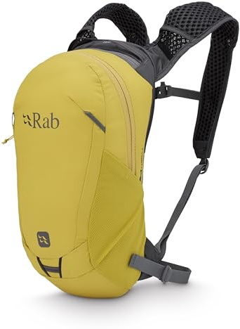 Rab Tygen Backpack - Dark Pollen - 6L(Back - M) | Lightweight Breathable Daypack, for Travel, Hiking, & Commuting