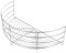 Amosfun 1pc Stainless Steel Semicircular Frying Pan Shelf Heat Resistant Oil Drain Rack for Easy Frying and Steaming Design Reusable Cooking Essential