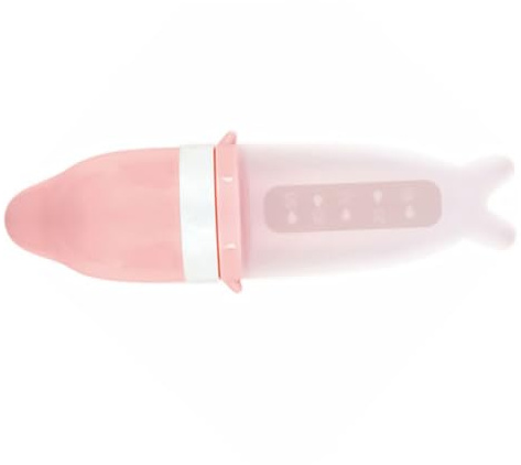 BESPORTBLE Quetschsauger Babyflasche Neugeborene Silikon Frei Pink Mit Netztasche Fütterung Nachhaltig Und Kompakt Für Neugeborene