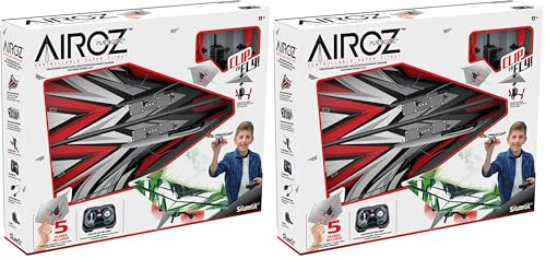 SilverLit FLYBOTIC Remote Controlled Aircraft - Radio Controlled Paper Plane with Powerful Twin Motors - suitable for kids ages 8+ (Pack of 2)