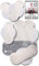Organic Viscose Reusable Sanitary Pads for Light Flow (S+M, 6-Pack); High-Temp Washable for Women & Teens Made in EU; Non-Irritating Towels, Soft Reusable for Comfortable Period Care