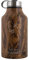 Water Bottle, Beer Growler Stainless Steel Vacuum Insulated, Double Wall and Wide Mouth Design for Hot and Cold Wood Flask Finish by Swig Savvy, 1.9 Liters