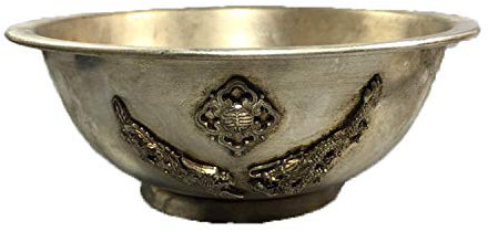 Yunhao8 Antike Bronze Drachen- und Phönix-Schüssel-Kollektion